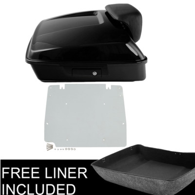 Chopped Trunk &Base Plate Backrest Fit For Harley Touring Electra Glide 2014-Up