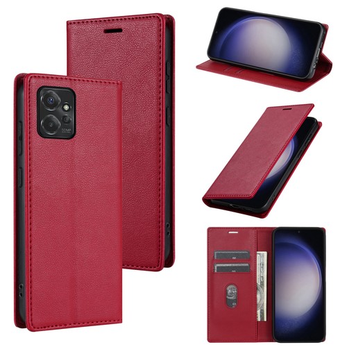 Für Motorola Moto G 5G (2023) Leder Wallet Flip Stand Case + Displayschutz - Bild 10 von 22