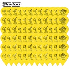 72-PACK Dunlop 412R.73 Tortex Sharp Guitar Picks - 0.73mm Yellow