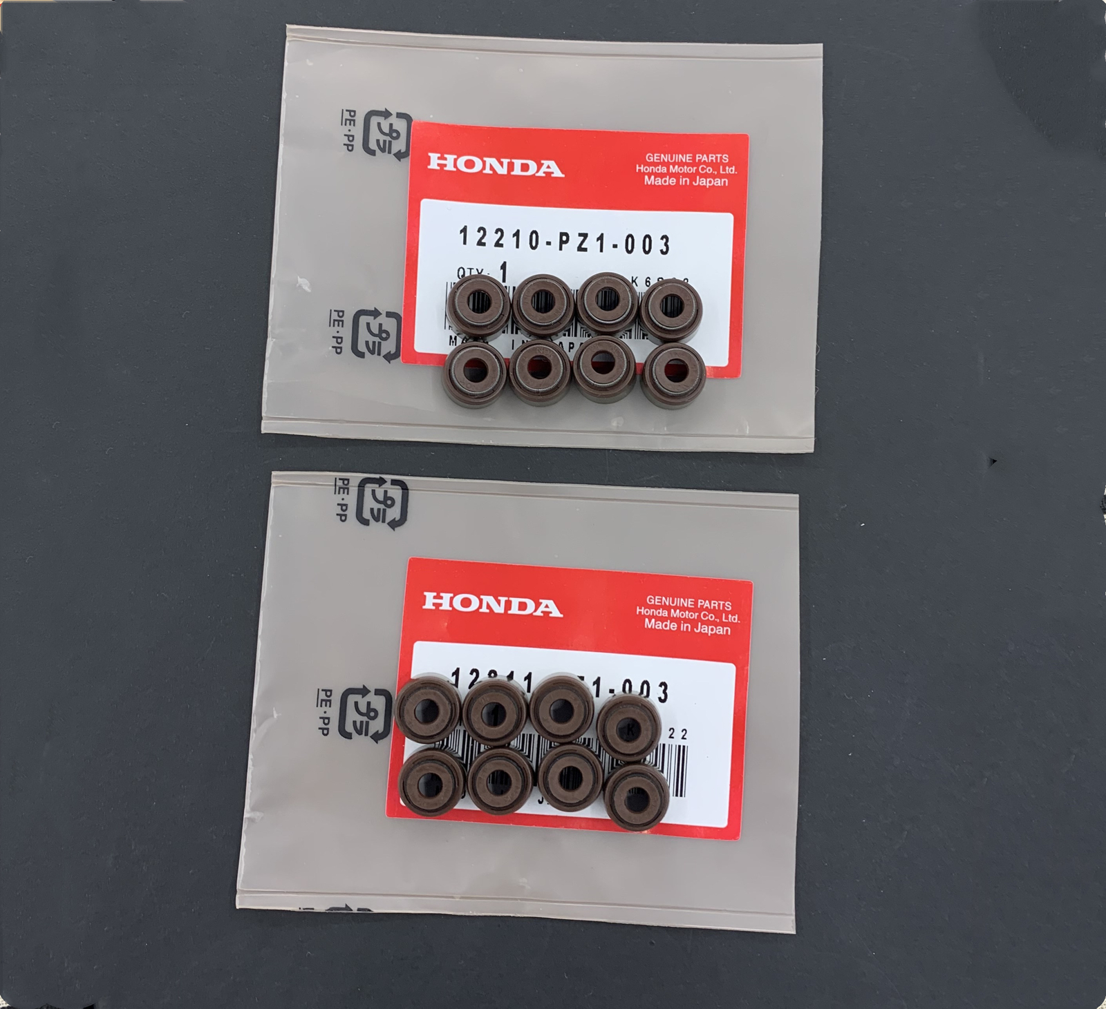 16 Pcs OEM MDX Civic Intake&Exhaust Valve Stem Seal Fit For Honda B16