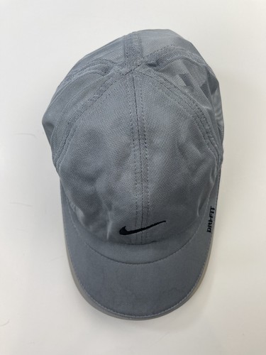 Vintage Nike Dri-Fit Silver Reflective Mesh 3M Running Hat Cap Strapback RARE - Picture 6 of 7