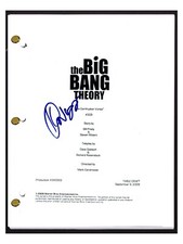 Kunal Nayyar Signed The Big Bang Theory The Cornhusker Vortex S3 E6 Script COA 