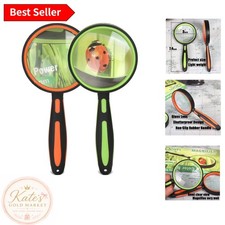 Ergonomic 10X Lightweight Magnifying Glass - Ideal for Reading Exploration