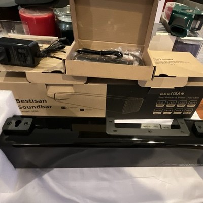 Bestisan SE05 16in 2.0 Channel Soundbar 80W DTS HDMI ARC Optical Remote