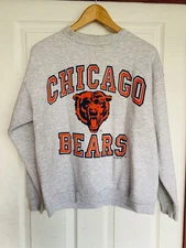 Vintage 90s Chicago Bears Logo 7 Crewneck Sweatshirt  Reprint AN64308