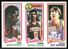 1980-81 Topps Quinn Buckner, Marques Johnson, Jeff Judkins #147-2-68 ~ NM-MT ~