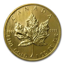 1997 Canada 1 oz Gold Maple Leaf BU 5425.80 per troy oz