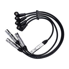 Spark Plug Wires Set 4pcs For VW Jetta Golf B...