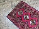 Geometric Turkish Vintage Rug,Turkish HandMade Anatolian Tribal Rug 2x2.8 Ft — photo 8