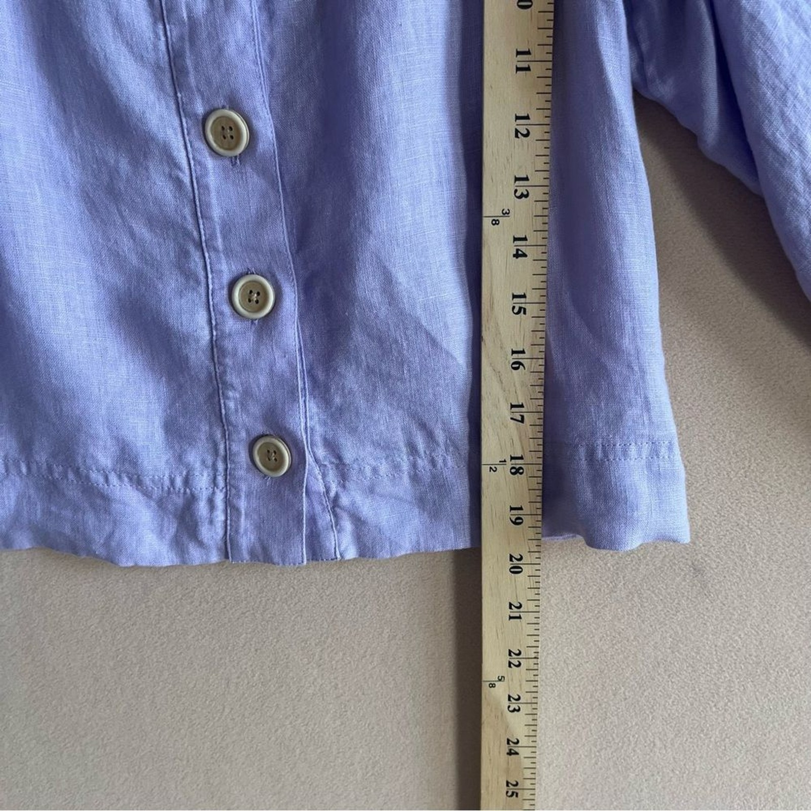 JCrew Levander Squareneck Button-Front Linen Top … - image 14