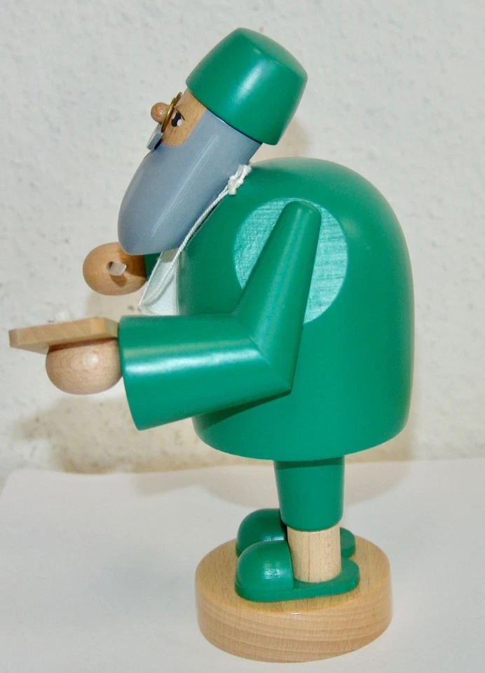Räuchermännchen original Erzgebirge als Arzt Chirurg neuwertig - Bild 2 von 4