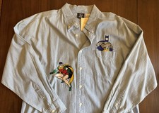 Vintage Batman Robin Men's 1993 Warner Brothers Studio Embroidered Shirt XL