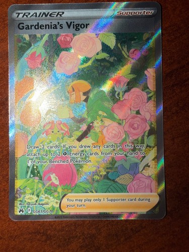 2023 POKEMON CRZ EN-CROWN ZENITH GG #GG61/GG70 GARDENIA'S VIGOR NM