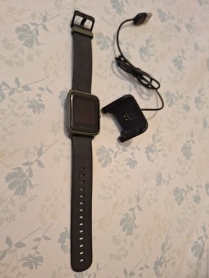 Amazfit Bip A1608 Smartwatch Black - Untested