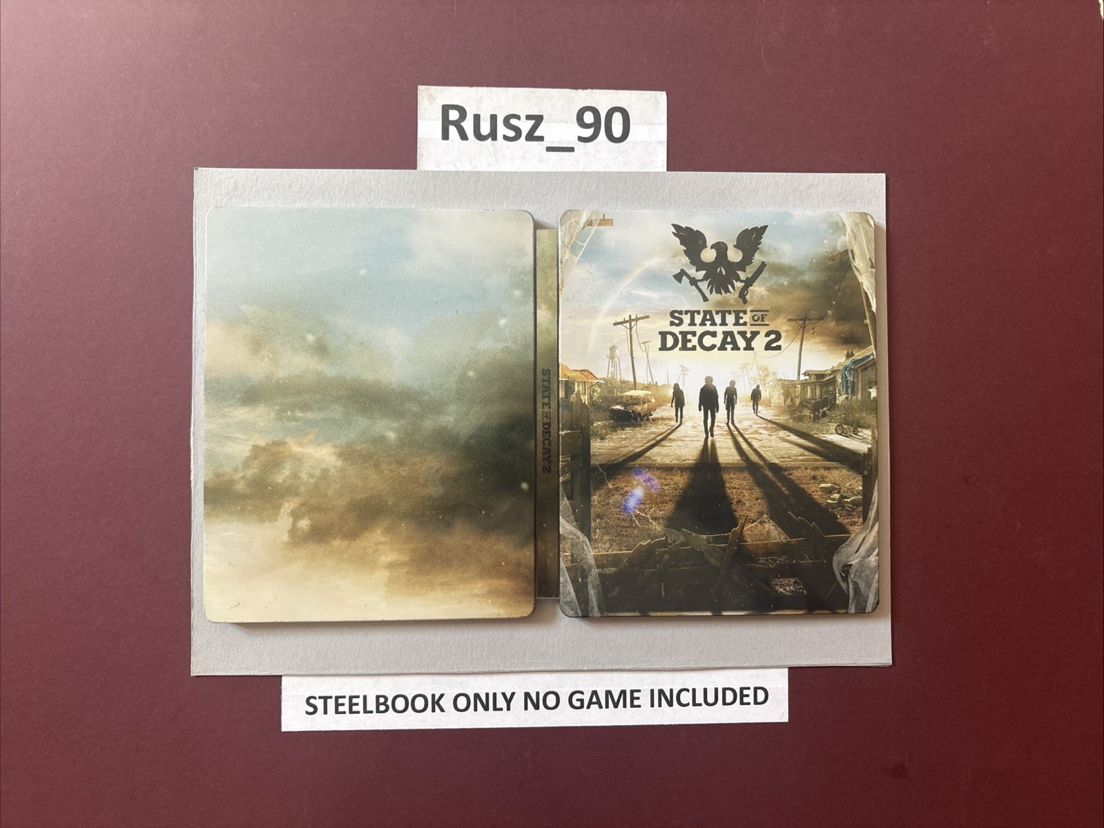 STEELBOOK ONLY State of Decay 2 Limited/Collectors Edition Xbox One IN VG COND
