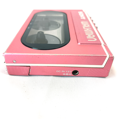 Sony Walkman WM-20 Stereo Cassette Player Pink Vintage Retro