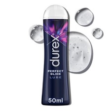 Durex Perfect Glide Silicone Based Lubricant Silky Smooth Intimate Lube 50ml