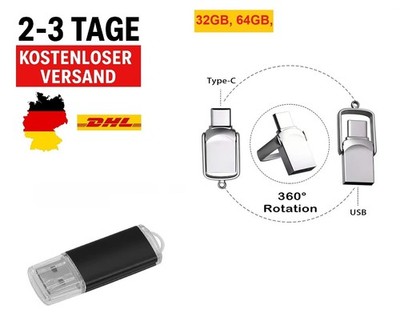 USB Stick 1TB 512 GB 256 GB 128 GB 64GB 32GB 16GB 8GB 4 GB 2.0 3.0 Usb Typ C OTG