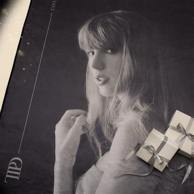 Taylor Swift The Tortured Poets Department Throw Blanket Black White