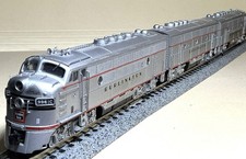 Kato N Scale Burlington CB&Q F3 ABA Passenger Locomotive Set All Powered