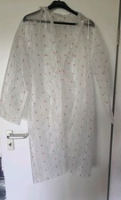 Regenmantel durchsichtig Flamingo Regenponcho Gr&ouml;&szlig;e L  1x getragen