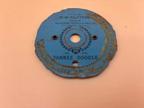 1930'S Wolverine 48 Zilotone Music Record No. 205 - Yankee Doodle