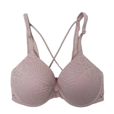 Victoria's Secret Push-up-BH pink 2er-Pack Spitze Brustverstärkung Frontverschluss