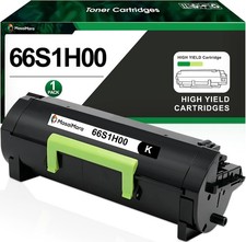 NEW Lexmark Toner 66S1H00 / 66S1000 Black High Yield Compatible 1-Pak
