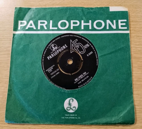 The Beatles She Loves You I'll Get You 1963 UK Vinyl Record 7" 45