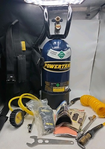 Power Tank C02 RV Series Gold Package 10 Gallon Never Used Recertified With Bag 