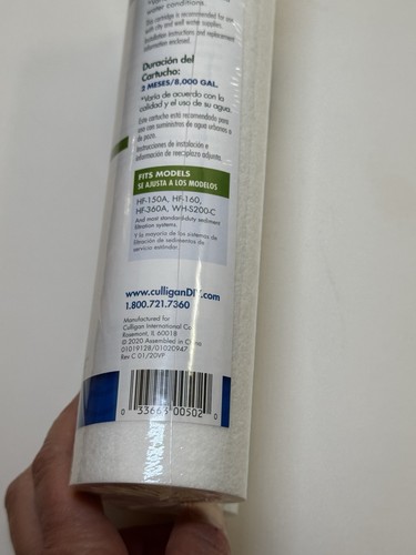 Culligan P5 Sediment Water Filter 5 Micron - 2 Pack For Cleaner Tasting Water