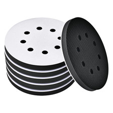 6 Pack 5 Inch 8 Hole Foam Sanding Pads For Orbital Sander 0.5 Inch Thick 6 Pack 5 Inch 8 Hole Foam Sanding Pads For Orbital Sander 0.5 Inch Thick