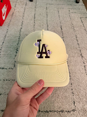 Los Angeles Dodgers MLB Baseball Cap Hat Beige/Cream ''LA''