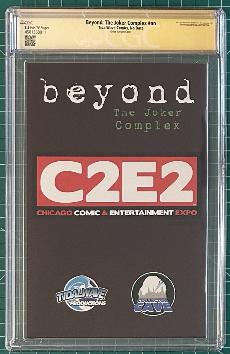 CGC SS 9.8 Beyond: The Joker Complex Signed By Jonathan Uribe