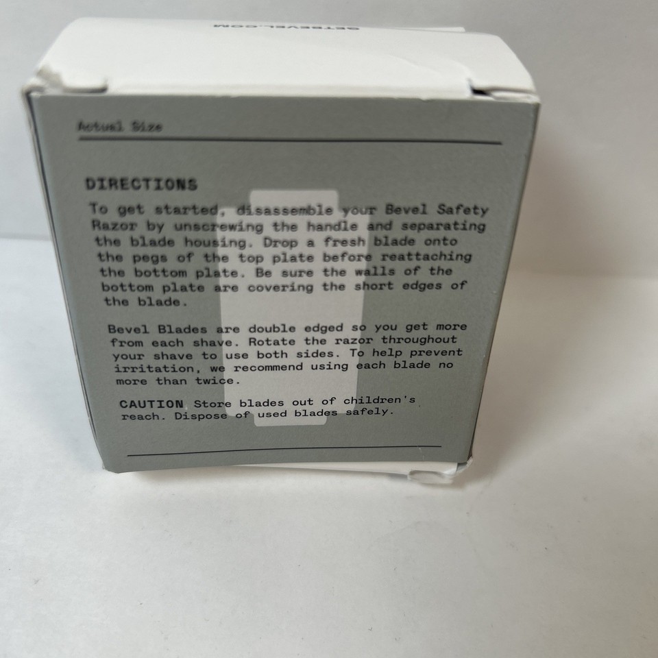 Bevel Safety Razor Replacement Blades 20 Pack, Double Edge Safety Razor ...