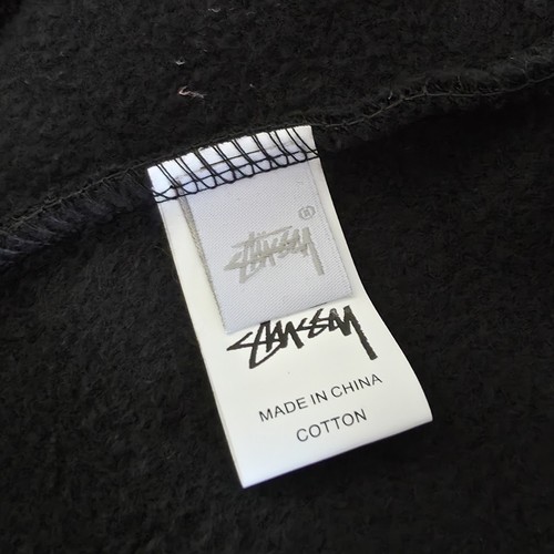 Stussy Hoodie Large schwarz Oversize Damen mit Hund Grafikdruck Vintage Street Herren - Bild 10 von 10