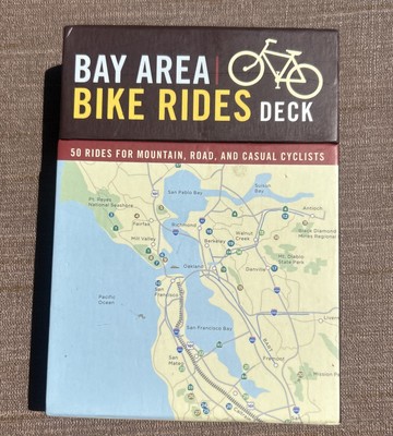 Bay Area Bike Rides Deck 50 Rides for California Cyclists Maps Card Deck EUC