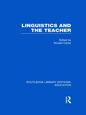 Ronald Carter | Linguistics and the Teacher | Englisch (2011) | Taylor & Francis