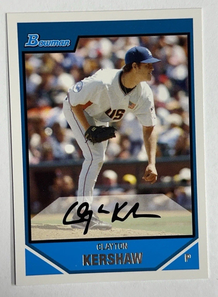 2007 Bowman Draft Picks Prospects Clayton Kershaw #BDPP77