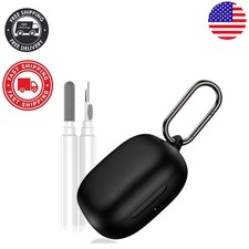 Soft Silicone Case with Carabiner for Shokz OpenFit 2 Earbuds Protection