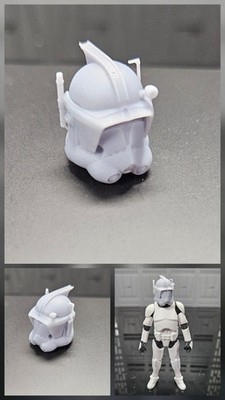 Star Wars 3.75 1/18 3D Printed Clone Phase 1.5 Helmets