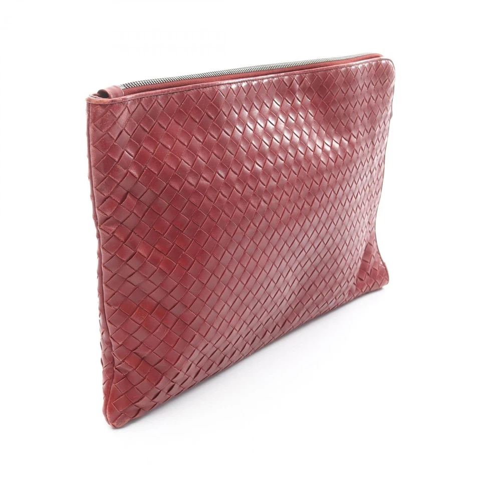 Bolso sin asas BOTTEGA VENETA Intrecciato Business 155150 cuero rojo usado para hombre BV Foto 2 de 4