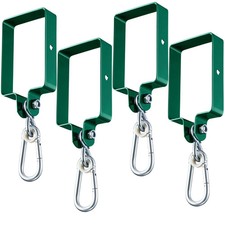 Hi Flame Heavy Duty Steel Swing Hangers for Wooden Sets Includes Snap Hooks. ...