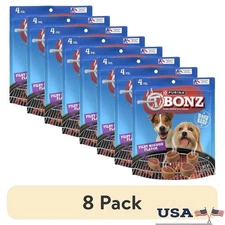 T-Bonz Filet Mignon Flavor Dog Treats Soft Beef Snacks All Sizes 4.96oz New