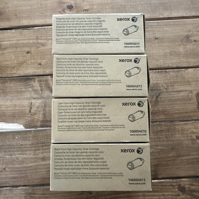 UNBELIEVABLE XEROX VERSALINK C600 405 SET 2KCM 106R04013 106R04010 106R04011 OEM