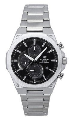 Casio EDIFICE Slim Line Chronograph Solar EFS-S570D-1A 100M Analoge Herrenuhr