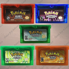 Pokemon Emerald, Ruby, Sapphire, Leaf, Fire G...