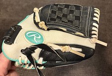 Rawlings Fastpitch Softball Glove Leather Palm FP110BW 11" Right Hand