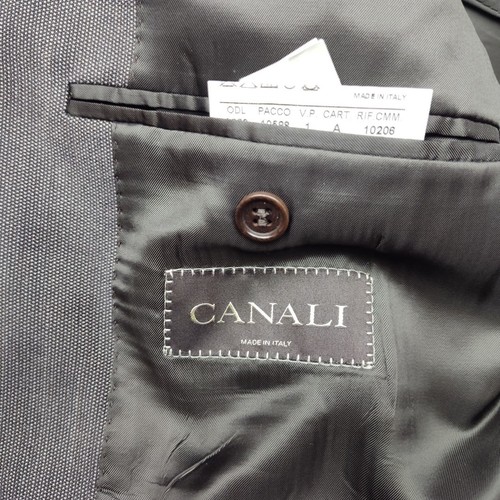 Canali Suit Mens 44R 37x32 Brown 2 Piece Button Wool Pants Jacket Coat Work - Picture 5 of 23