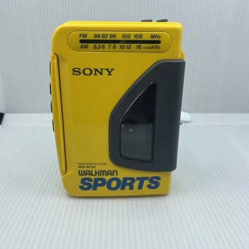 Sony Walkman Sports WM-AF54 Cassette Player AM/FM Vintage 1980s - Tested - Works